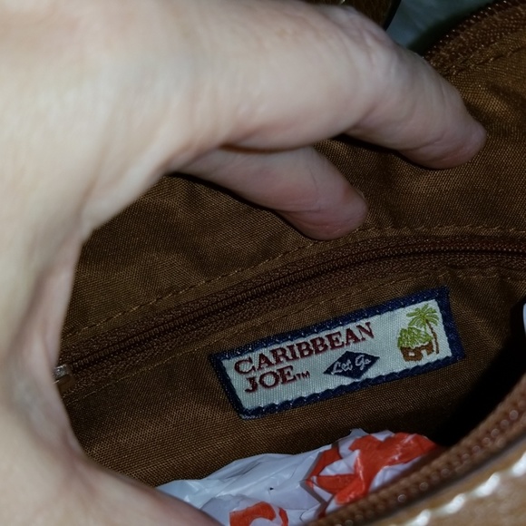 Vintage 🇺🇲Caribbean Joe Canvas Mini Purse - Picture 2 of 9